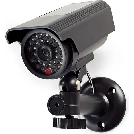 Nedis DUMCBS10BK Caméra factice noire avec LED clignotante (1/5)