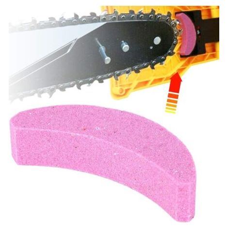BUNTHAUS Affûteuse de Dents pour tronçonneuse Grindstone, 10Pcs Kit de Remplacement Rapide de la Pierre pour affûtage de scie à chaîne pour affûteur de chaîne propriétaire portablePierres à aiguiser (1/4)