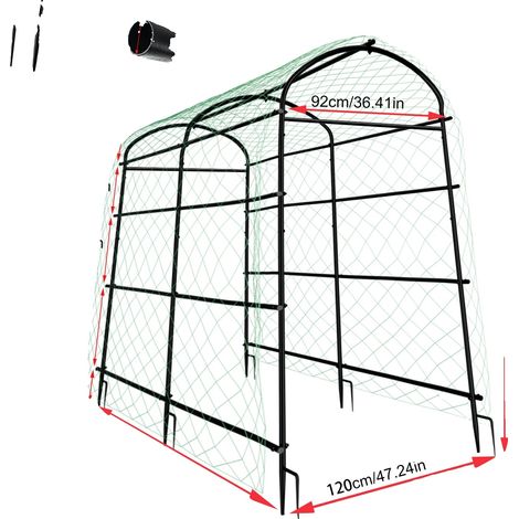 Estructura reticular, construcción metálica, diseño ecológico, 222 cm de altura. (1/2)