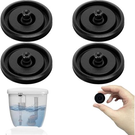 4-piece sealing membrane for toilet fill valves – High-quality silicone material, waterproof and corrosion-resistant – Compatible with 242, 200, 400, 747 – Easy installation (1/5)