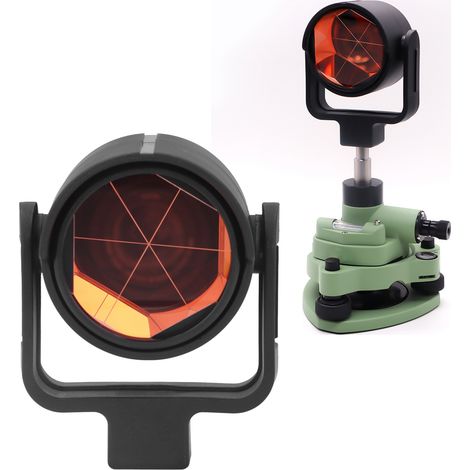 Kupferprismatische Linse für Leica GPR1/GPH1 Vermessungs- und Kartierungssignalreflektor neues kupferbeschichtetes GPR1-Prisma + Leica GPH1 Totalstationshalterung. (1/5)