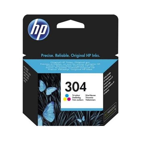 Cartouche d'encre HP 304 tricolore (N9K05AE), CMJ
