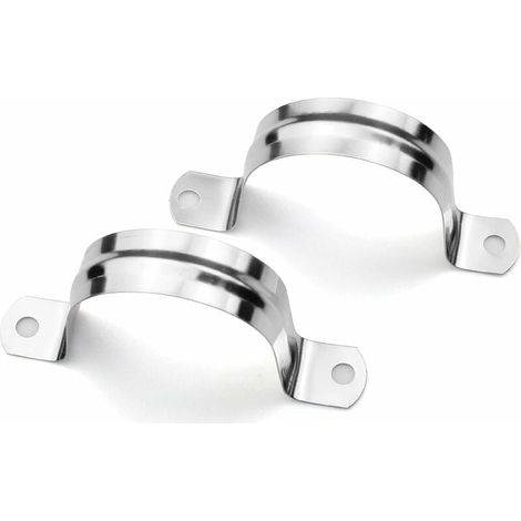 u-tube pince clip fixation tube pour Tuyaux de Gaz en en Tuyau 15 pièces 50 mm 304 Acier Inoxydable Plastique Acier (1/5)
