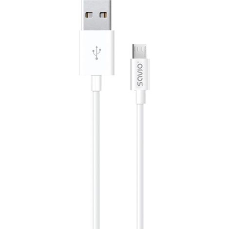 SAVIO CL-124 Cavo MicroUSB - USB 2.0 2m Bianco (1/4)