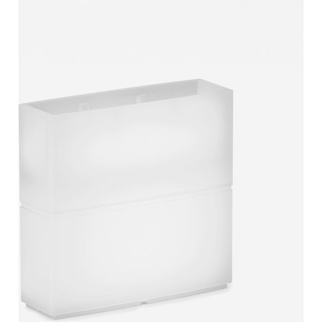 Vaso luminoso da esterno polietilene ricaricabile Dune 80