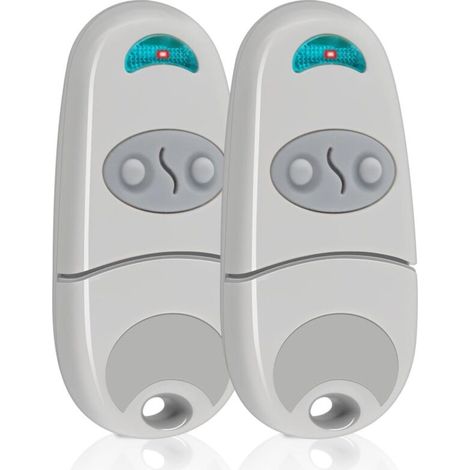 2pcs Telecommande Portail, 433,92 MHz Telecommande Porte de Garage pour C@ME, Télécommande Porte Garage Compatible avec 433,92MHz NA,EE,EV, 2 Canaux (1/5)