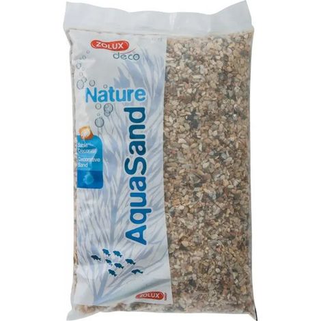 Sustrato para acuario zolux aquasand nature cuarzo natural 5 kg (1/2)