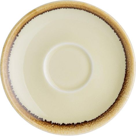 Soucoupe Couleur Sable Kiln Pour Gp328 115mm (Lot de 6) - Ref GP329 - Olympia (1/5)