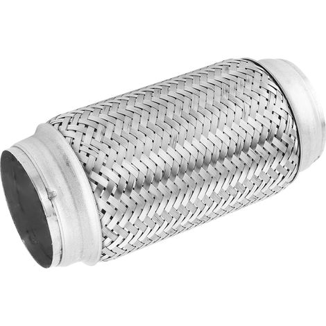 Tube Flexible Inoxydable 76 x 200 mm pour Échappement Voiture Universel à Souder Accessoire Automobile (1/5)