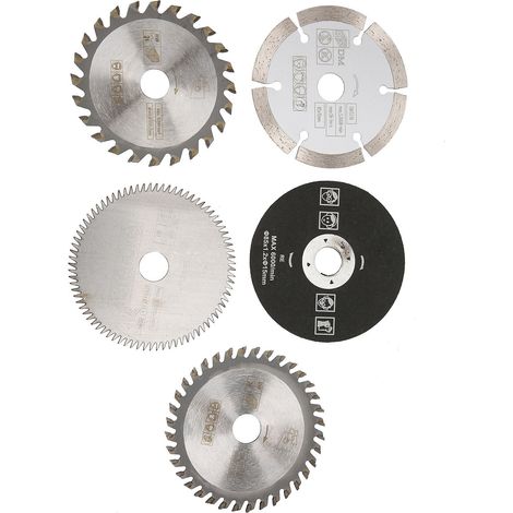 5 lames de scie circulaires miniatures en carbure de 85 mm de diamètre intérieur et 15 mm d'épaisseur pour outil de coupe (1/5)