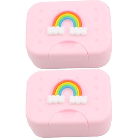 Support Savon - Boîte de Rangement Portable avec Fermeture Sécurisée - Pour Salle de Bain Cuisine Voyage Camping - 1 Pièce (1/5)