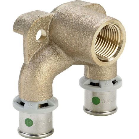 Viega Sanfix-P disque à double paroi 590208 16 x Rp 2000 /2 x 20 mm, bronze, SC-Contur
