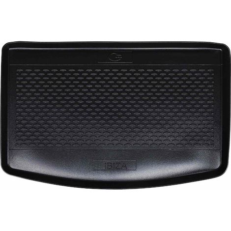 Trunk Mat Black suitable for Seat IBIZA 2017- upper floor vidaXL