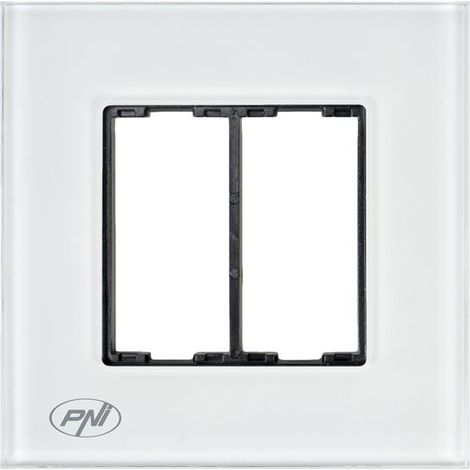 Cadre - PNI RM101W - Verre - Intérieur - 85x85mm - Blanc (1/3)