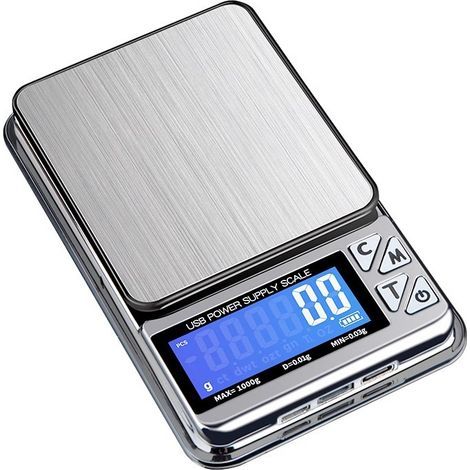 Balance électronique numérique, écran LCD, USB, haute précision pour bijoux, 200 g/0,01 g-AquaForge (1/5)