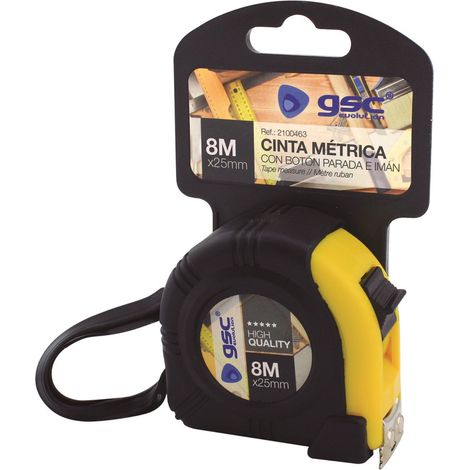 Cinta Métrica recubierta Goma con Imán - 25mm - 8M GSC 002100463 (1/4)