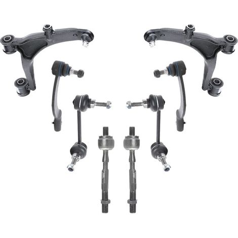 KIT BRACCIO OSCILLANTE 8 PEZZI COMPATIBILE CON RENAULT MASTER II Furgone (FD) 2.5 dCi 12 / Kit Sospensione Completo OE/OEM / Bracci Oscillanti + Testine Sterzo / Sostituzione Diretta OEM