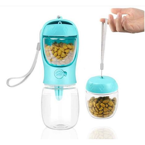 Automatischer Futterautomat, tragbare Wasserflasche – 350-ml-Hundewasserflasche für den Außenbereich (1/3)