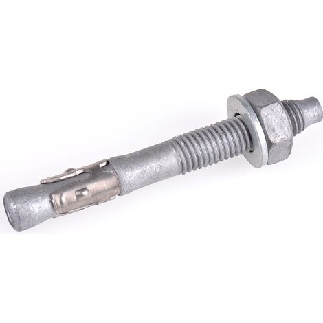 Boulon d'ancrage RS PRO, en Acier au carbone M12, 12mm x 85mm ( Prix pour Sachet de 5 )