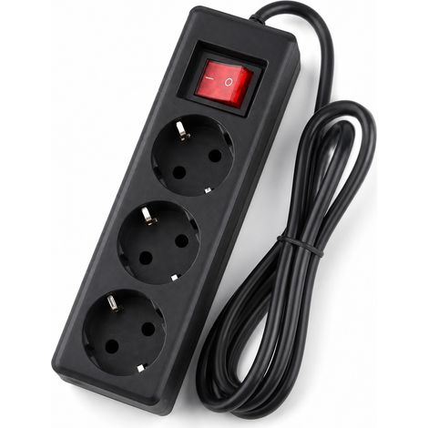 3-Socket Extension Lead with Switch Copper for Home (1/5)