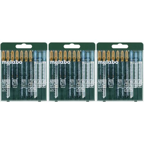 Metabo 3 x 10 pz. Kit lama per seghetto alternativo 3 KIT