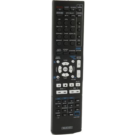Télécommande de remplacement compatible avec les amplificateurs audio-vidéo Pioneer AXD7582, AXD7632, VSX 300, VSX420, VSX402K, VSX402S et VSX520. (1/5)
