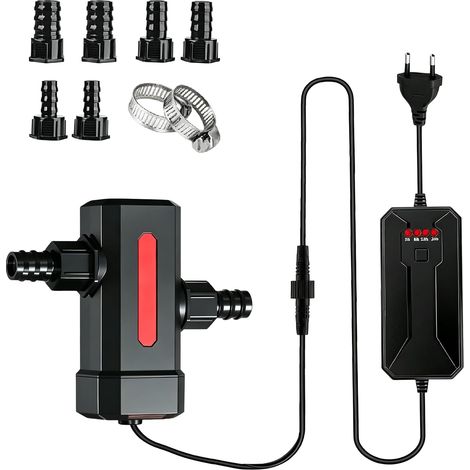Clarificateur Uvc Pour Aquarium, Lumière Uv Pour Aquarium, Filtre Intérieur Pour Aquarium Avec Stérilisateur U-V, Filtre D'aquarium U-V Minuterie, Désinfection La Lumière Pour Aquarium, Jardin, Bassin (1/5)