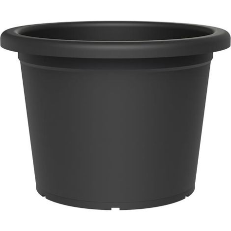 tera® Pflanzgefäße MENFI rund Ash anthrazit Ø 82 cm - Kunststoff