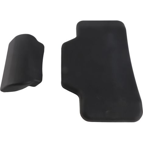 Motorcycle saddlebag, universal backrest cushion, polyurethane backrest with sticker, plain style (1/5)