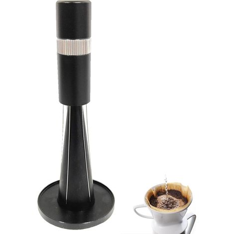 Coffee Distribution Tool Needle,Coffee Powder Needle - Espresso-koffieroerder Roergereedschap voor espressodistributie, aluminium pied Abbto (1/5)