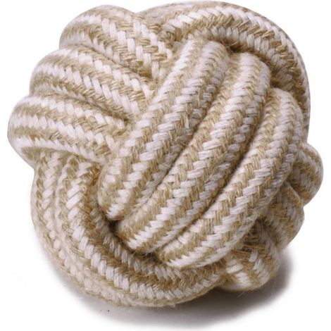 Boule de coton Ligne de coton naturel pour chiens