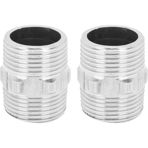 Connecteur de Tuyau à Mamelon Hexagonal en Acier Inoxydable, Filetage Mâle 1 Pouce, pour Matériel de Plomberie et Gaz (1/5)