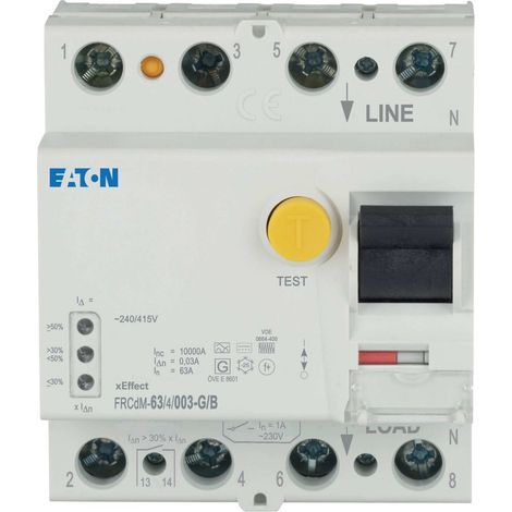 EATON Interruttore FI dig. 63A 4p 30mA Tipo G/B, 167894