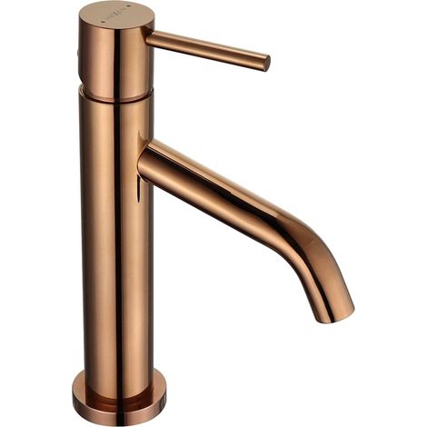 Mexen Rumba grifo lavabo, oro rosa - 73500-60 (1/2)
