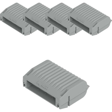 Lot de 5 boîtes Gelbox T2 série 221/2273 connecteurs 4mm² - IPX8 - Wago (1/5)