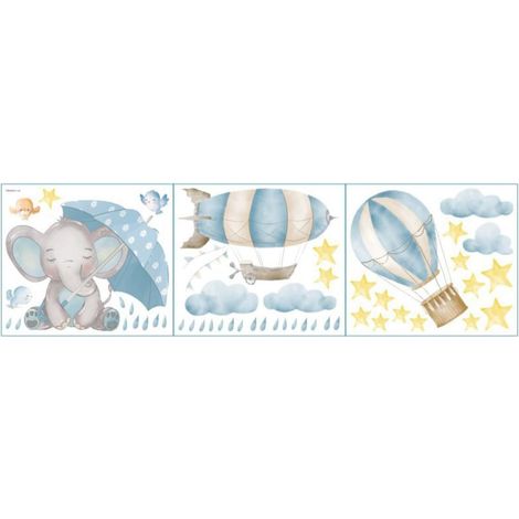 Stickers muraux pour chambre d enfant BESPORTBLE motif (1/5)