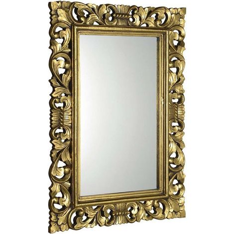 Sapho Scule - Rahmenspiegel, 80x120 cm, Gold IN316 (1/4)
