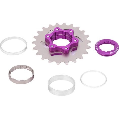 Roue libre monoplateau en acier 22T pour vélo single speed, accessoire cyclisme (1/5)