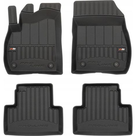 Alfombrillas y limpiaparabrisas de goma para Opel Zafira C 2012-2019, canales 3D (1/5)