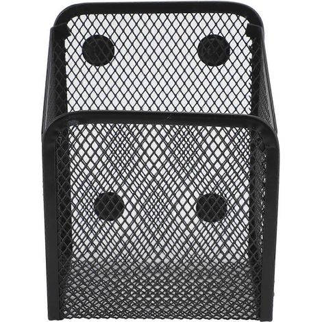Magnetischer Stiftehalter, multifunktionaler Aufbewahrungskorb aus Metallgewebe für Schreibwaren, geeignet für Kühlschrank, Trockenraum usw.