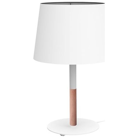 Lampe de table led ANNIKA - Aluminor - 6.5 W - blanc/bois (1/2)