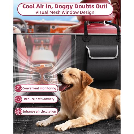 Housse de protection pour siège arrière de voiture, tapis antidérapant et étanche pour animaux de compagnie, couverture universelle pour chien.