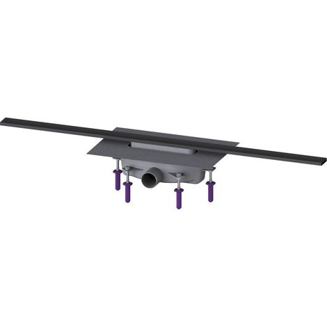 Kessel Duschrinne Linearis Infinity 90 Länge 1000mm DN 50, Schwarz gebürstet (1/2)