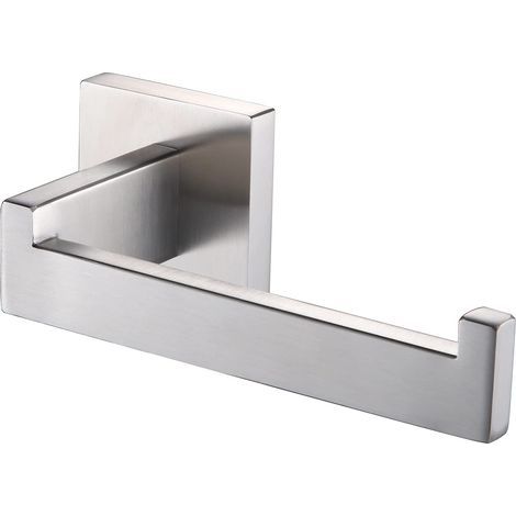 Toilettenpapierhalter aus Nickel, Zahnbürstenhalter, Spender für Küche und Bad, Wandmontage aus Edelstahl. (1/5)