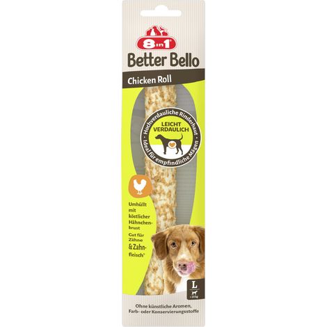 8in1 Hundeleckerli Better Bello Mini Chicken Roll L 80 g
