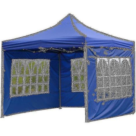 Tente de fête extérieure imperméable et pliable, abri de jardin portable avec parois, tonnelle de camping résistante au vent pour réunions en plein air (1/4)