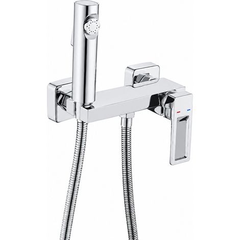 Kit Douchette WC Bidet à Main en Laiton Blanc et Chrome Pulvérisateur Hygiénique Salle de Bain Style Moderne 1 kg – Livraison gratuite (1/5)
