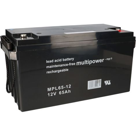 Multipower Blei-Akku MPL65-12 12V 65Ah Pb (1/5)