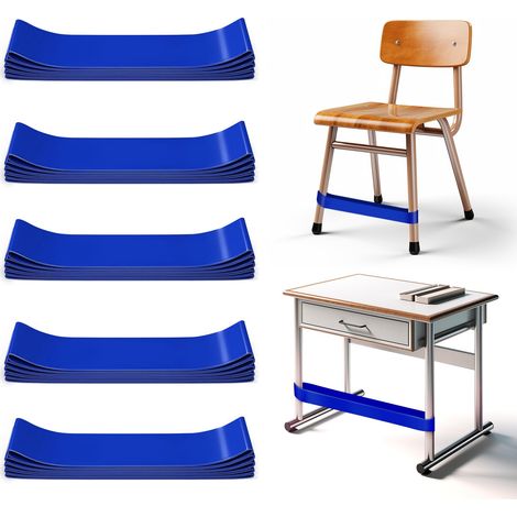 Lot de 25 bandes de chaise pour enfants (bleu) (1/5)