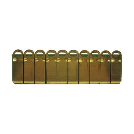 Marco in metallo insproverato con engache ovale, 40 x 12 mm